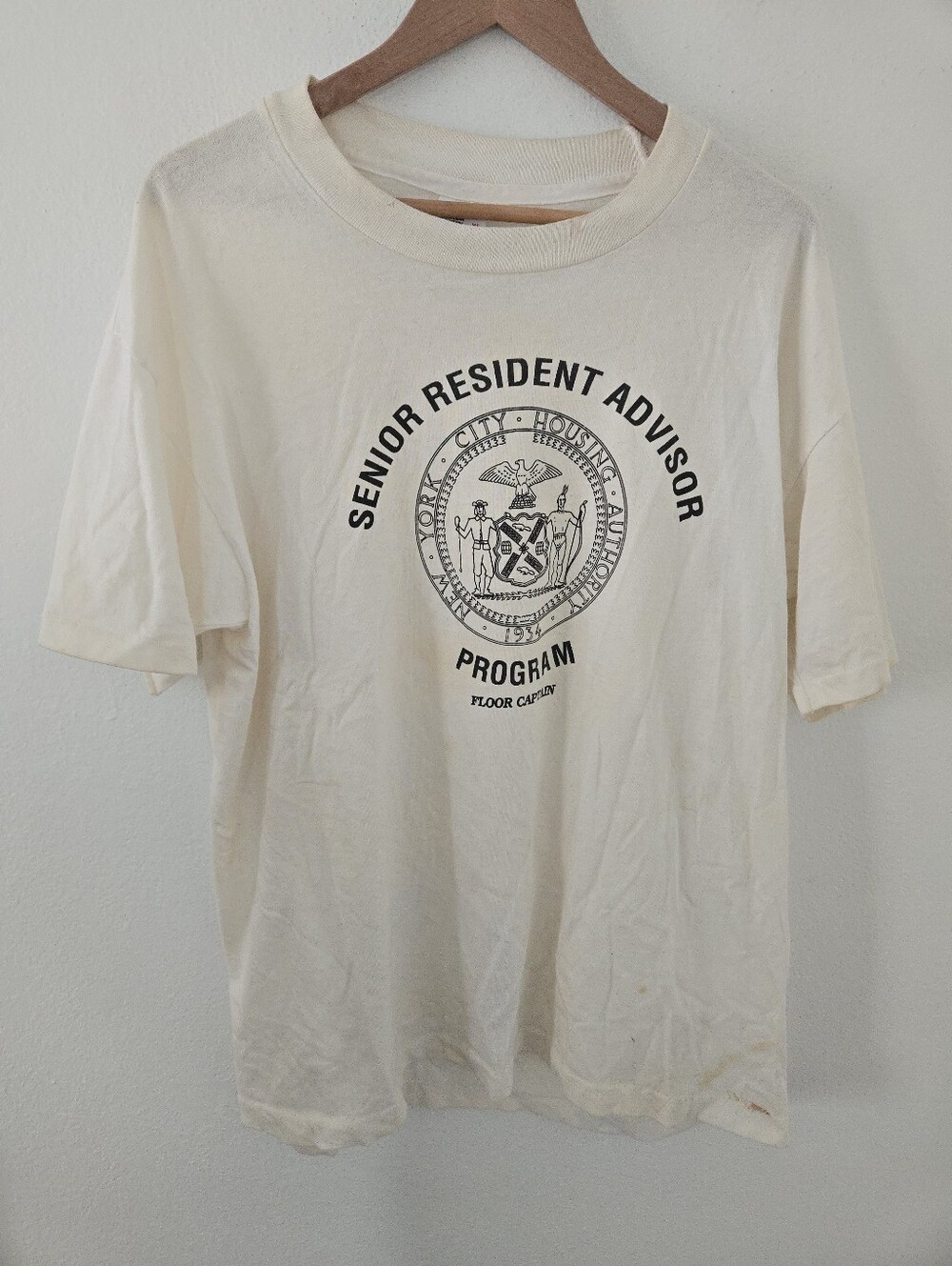 New York City Housing Authority T Shirt Mens XL Senior Resident Advisor Program